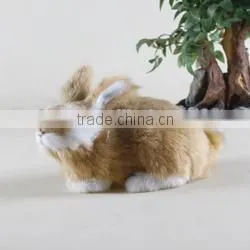 Handmade Real Fur Rabbit Animals Toy thumbnail-6