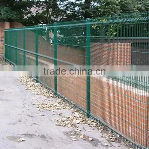 Wire Mesh Perimeter Security Panel Gate System/ Construction Welded Nylofor 3D Wire Panel Fence Gate thumbnail-6