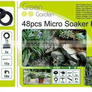 48 Pcs Micro Soaker Garden Irrigation Hose Kit thumbnail-1