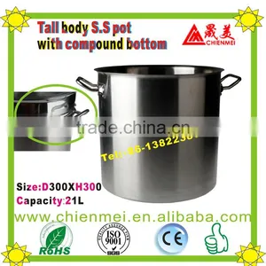 03 Style Professional Quality Short Body Large Commercial Stock Pot/commercial Cooking Pot/outdoor Pot Metal thumbnail-1