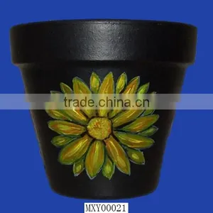 Ceramic Hand Painted Flower Pot Wholesale thumbnail-1