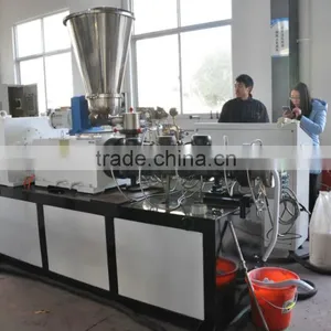 PVC Pipe Conical Plastic Twin Screw Extruder Machinery thumbnail-3