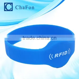 Logo Printing Rfid Silicone Smart Bracelet thumbnail-1