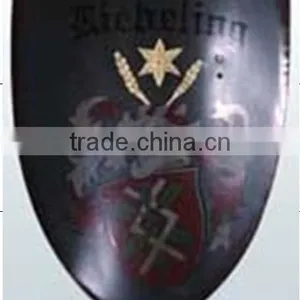 Bronze Warrior Sculpture With Shield thumbnail-6