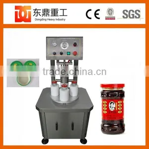 Semi-automatic Vacuum Glass Jar Capping Sealing Machine thumbnail-1