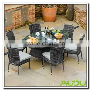 Audu 7 Piece Outdoor Dining Suite thumbnail-1