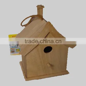 Top Quality Handmade Wooden Bird Hose/pet House, Decorated Wooden Bird House thumbnail-6