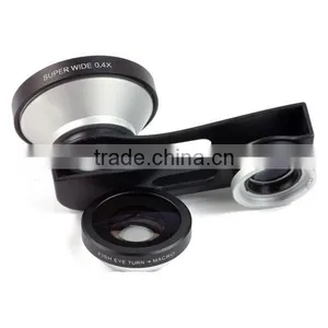 Universal Clip 3 in 1 Fisheye Lens For Mobile Phone Lens, Super Wide Lens for All Smartphone, Easy to Take Camera Lens thumbnail-4