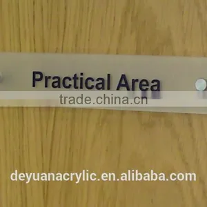 High Quality Elegant and Customized Hanging Indoor Acrylic Directional Signage thumbnail-6