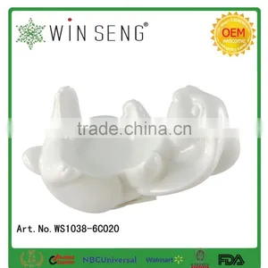 Lovely Easter Decoration White Ceramic Rabbit Figurines thumbnail-4