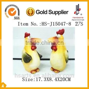 10" Attractive Ceramic Crow Decorative Figurines for Ornaments 2/S thumbnail-3