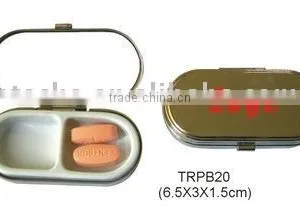 Metal Pill Box With 2 Compartments thumbnail-1