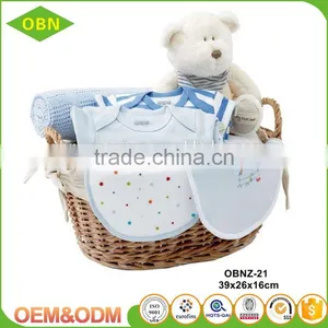 China Manufacture Export Good Quality Custom Promotional Cheap Holiday Wicker Gift Baskets thumbnail-1