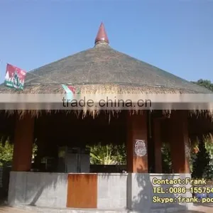 Popular Tourist Cottage Thatch Roofing,Fireproof Artificial Thatch Roofing thumbnail-1