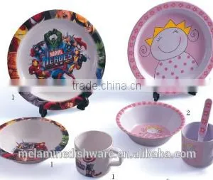2016Hot Selling Melamine Dinner Plate Melamine Dinner Set for Children thumbnail-1