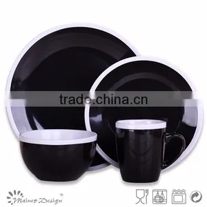 Dark Grey Dinner Set Ceramic/18PCS GREY STONEWARE DINNER SET thumbnail-2