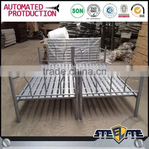 Single Steel Bed Designs Latest Metal Bed Designs thumbnail-6