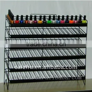 6 Layer Wire Metal Nail Polish Display Rack thumbnail-1