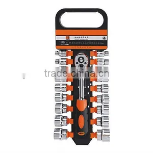 19 PCS 3/8"DR.PROFESSIONAL HAND TOOLS SET,SOCKET SET thumbnail-1