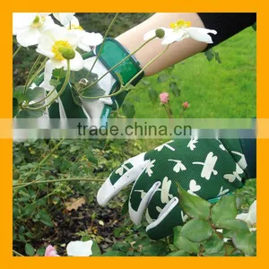 Soft Garden Work Pig Grain Leather Glove With Aeration Holes thumbnail-1