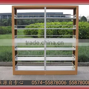 Double Sided Steel Library Shelves,School Metal Bookshelf,Steel Book Shelf thumbnail-1