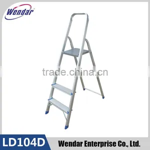Aluminium Step Ladder With Steel Work Platform, 120kgs Load Capacity thumbnail-1