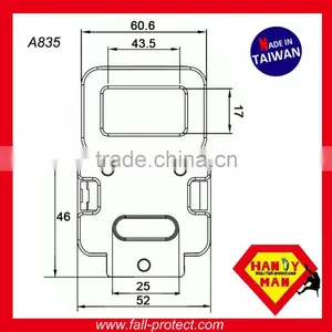 A836 Aluminum Quick Release Bayonet Buckle thumbnail-6