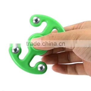 Fidget Hand Spinner Finger Toy Stress Reliever Killing Time Adults/Kids Green thumbnail-1