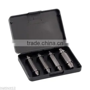 Cheap High Quality 4pcs Diffrent Size Screw Extractor Set Drill Bits Broken Damaged Bolt Remover thumbnail-3