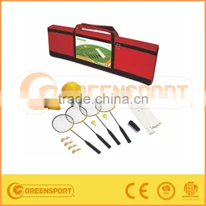 Badminton Set and Volleyball Net Set 2 in 1 Game Set From Manufacture thumbnail-1
