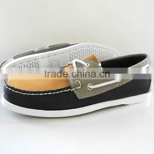 Handsewn Blucher Moccasin Construction Leaher Shoes Loafer Shoes Boat Shoes thumbnail-1