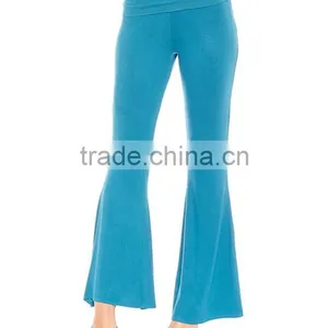 High Fashion Office Trousers High Waist Palazzo Bell Bottom Pants Regular Plus Size Sexy Body Fit Pants Online Shopping thumbnail-2