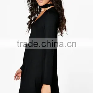 Loose Fit Casual Rompers Jumpsuits Women 2017 Long Sleeve Strappy Swing Styles Womens Jumpsuit Playsuit thumbnail-4