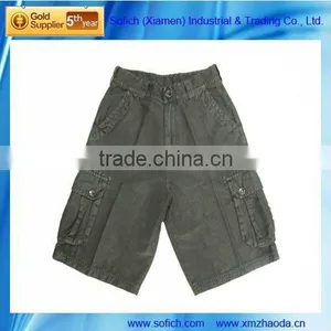 9385 Men's Trendy Canvas Shorts thumbnail-1