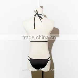 Summer New Hot Sexy Tape Two-piece Girl Bikini Set thumbnail-2