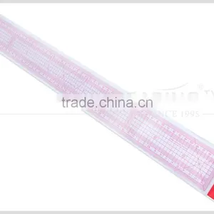 Kearing Brand 5*60cm Length 1.2mm Thickness Straight Flexible Sandwich Line Plastic Garment Ruler for Fashion Deisgn#8005 thumbnail-2