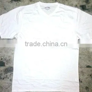 MENS V NECK & ROUND NECK T-SHIRTS (Garment Stock Lots / Apparel Stock / Stocklots / Garment Apparel From India) thumbnail-1