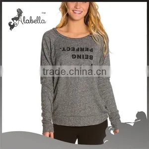 Custom Comfortable Fashion Ladies Long Sleeves Dri FIT Wholesale T Shirts thumbnail-1