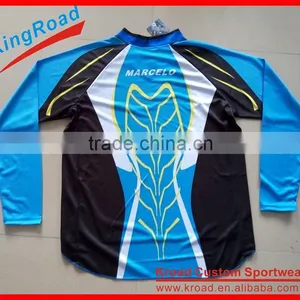 Sublimation Printed Baggy Long/short Sleeve Downhill Jersey With OEM Designs thumbnail-5
