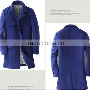 Fashion Long Wool Men Coat Design thumbnail-1