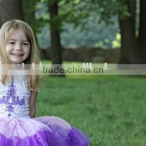 Hot Sale Cute Tutu Skirts Teen Pettiskirt Pettiskirt Outfit Cute Girls Skirt Chiffon Wholesale Pettiskirts Set for Girls thumbnail-2