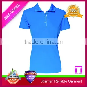 100% Cotton Body Fit Polo Shirt, Womens Square and Stripe Polo Shirt Clothing Wholesale Manufacturers thumbnail-4