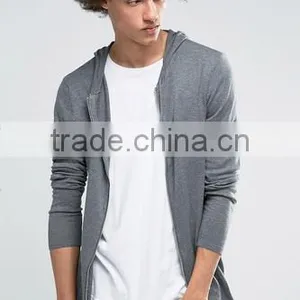 Zipper Hoodie 2016 Hot Sale Plain Dyed Sweater thumbnail-1