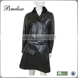 2014 2015 New Design Jacket for Women Crop Jacket Custom Made Jacket PU Lady Dress thumbnail-1