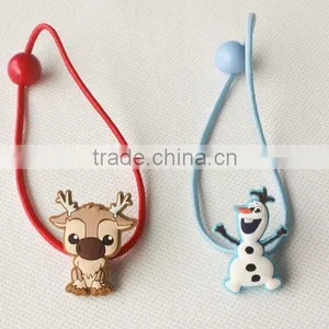 Frozen Cartoon Characters Kids Elastic Hair Tie, Frozen Girl Hair Tie thumbnail-4