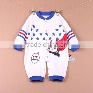 Wholesale Baby Cotton Romper Cute Jumpsuit Long Sleeve Baby Onesie thumbnail-4