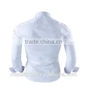 2016 New Wholesale Luxury Long Sleeve Custom Mens Casual Dress Shirts thumbnail-3