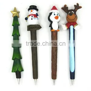Resin Ballpoint Pen Christmas Tree Snowman Reindeer Ballpoint Pen thumbnail-1