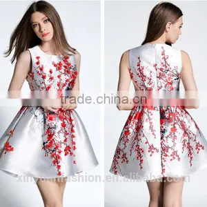 2017 NEW Hand Plum Temperament Sleeveless Bodycon Dress thumbnail-2