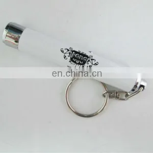 80*13mm Mini Flash Metal Projector Keychain Led Keychain Torch With Projector thumbnail-5